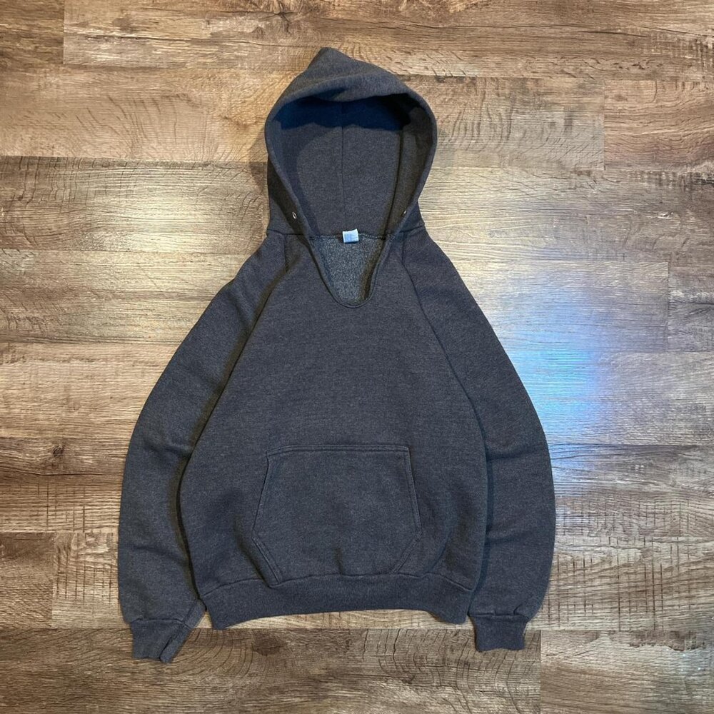 Discus Athletic Men's Black and Grey Hoodie